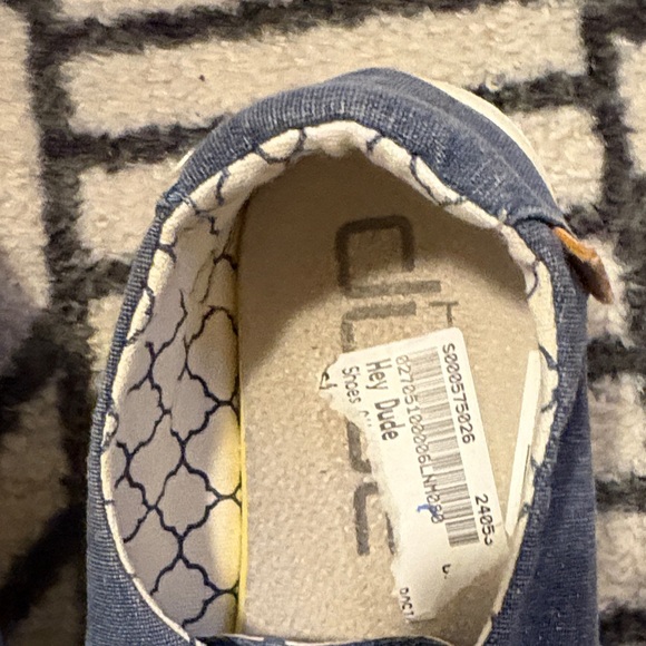 Hey Dudes Denim blue with glitter - size 8 - Picture 3 of 9
